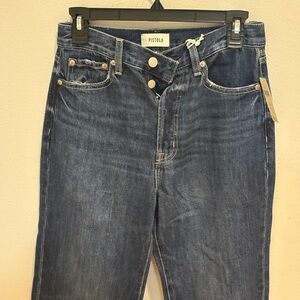 Pistola High Rise Dark Blue Jeans